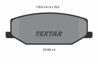 Brake Pad Set, disc brake 2114202 Textar