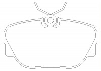 Brake Pad Set, disc brake 2117302 Textar