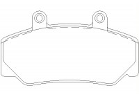 Brake Pad Set, disc brake 2123302 Textar