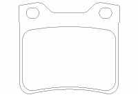 Brake Pad Set, disc brake 2127803 Textar