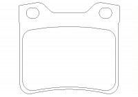 Brake Pad Set, disc brake 2127803 Textar