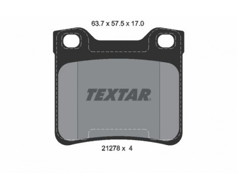 Brake Pad Set, disc brake 2127803 Textar, Image 2