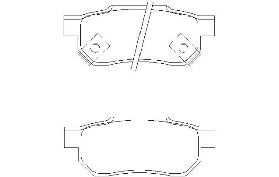 Brake Pad Set, disc brake 2131201 Textar