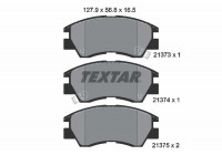 Brake Pad Set, disc brake 2137301 Textar