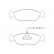 Brake Pad Set, disc brake 2143001 Textar