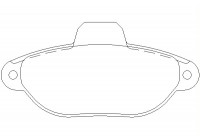 Brake Pad Set, disc brake 2143602 Textar