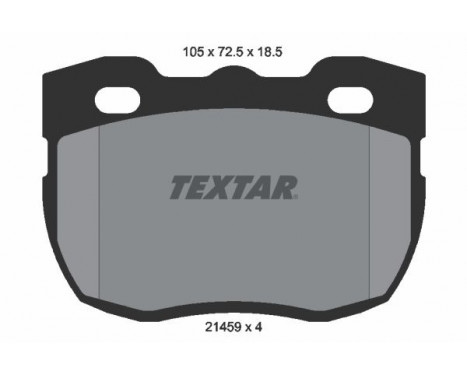 Brake Pad Set, disc brake 2145901 Textar