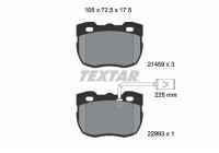 Brake Pad Set, disc brake 2145905 Textar
