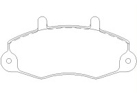 Brake Pad Set, disc brake 2147001 Textar