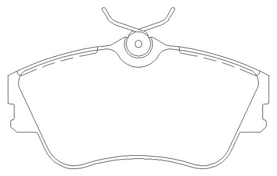 Brake Pad Set, disc brake 2147902 Textar
