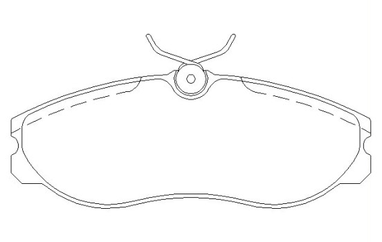 Brake Pad Set, disc brake 2148101 Textar