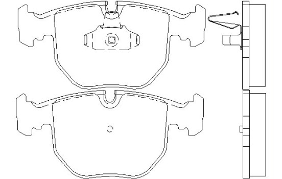 Brake Pad Set, disc brake 2148602 Textar