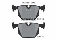 Brake Pad Set, disc brake 2148703 Textar