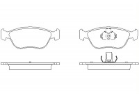 Brake Pad Set, disc brake 2149201 Textar