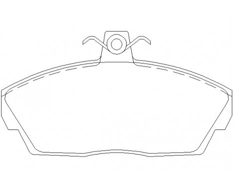 Brake Pad Set, disc brake 2151504 Textar