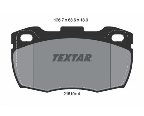 Brake Pad Set, disc brake 2151901 Textar, Image 2