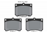 Brake Pad Set, disc brake 2153901 Textar