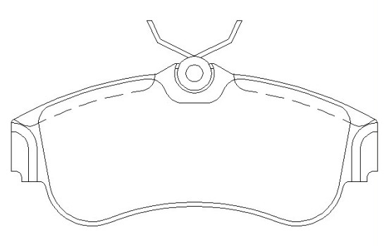 Brake Pad Set, disc brake 2154601 Textar