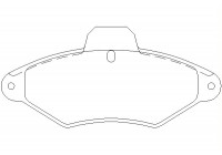 Brake Pad Set, disc brake 2163102 Textar