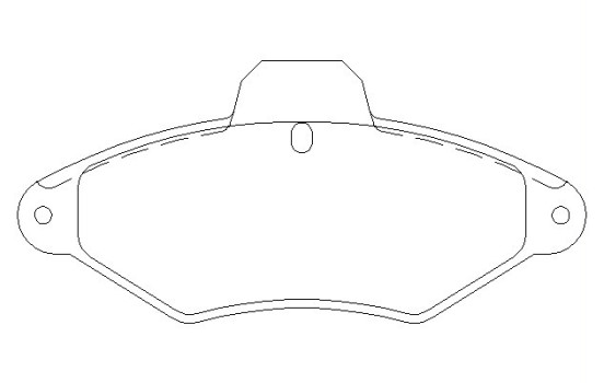 Brake Pad Set, disc brake 2163102 Textar