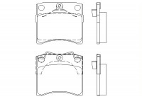 Brake Pad Set, disc brake 2163501 Textar