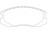 Brake Pad Set, disc brake 2165001 Textar