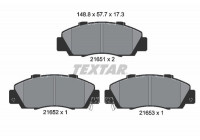 Brake Pad Set, disc brake 2165101 Textar