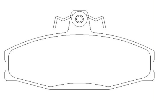 Brake Pad Set, disc brake 2166201 Textar