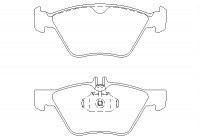 Brake Pad Set, disc brake 2167001 Textar