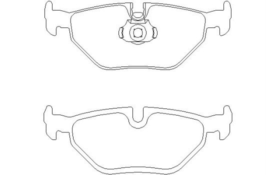 Brake Pad Set, disc brake 2169103 Textar