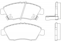 Brake Pad Set, disc brake 2169701 Textar