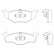 Brake Pad Set, disc brake 2186601 Textar