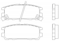 Brake Pad Set, disc brake 2187501 Textar