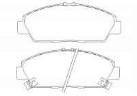 Brake Pad Set, disc brake 2187901 Textar