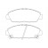 Brake Pad Set, disc brake 2187901 Textar