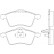 Brake Pad Set, disc brake 2188302 Textar