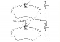 Brake Pad Set, disc brake 2188801 Textar