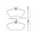 Brake Pad Set, disc brake 2188801 Textar