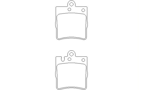 Brake Pad Set, disc brake 2189803 Textar