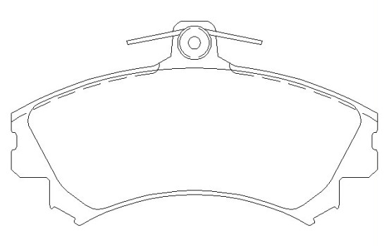 Brake Pad Set, disc brake 2192001 Textar