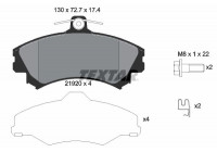 Brake Pad Set, disc brake 2192003 Textar