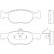 Brake Pad Set, disc brake 2193101 Textar