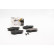Brake pad set, disc brake 21945 10 701 00 Breck, Thumbnail 2