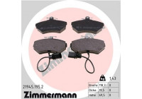 Brake Pad Set, disc brake 21945.195.2 Zimmermann