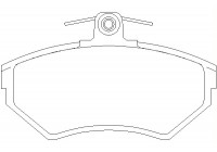 Brake Pad Set, disc brake 2194503 Textar