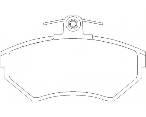 Brake Pad Set, disc brake 2194503 Textar