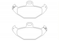 Brake Pad Set, disc brake 2196502 Textar