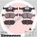 Brake Pad Set, disc brake 21975.180.1 Zimmermann