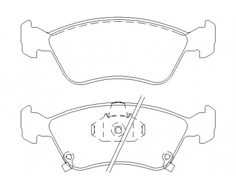 Brake Pad Set, disc brake 2197502 Textar