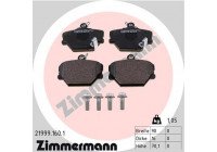 Brake Pad Set, disc brake 21999.160.1 Zimmermann